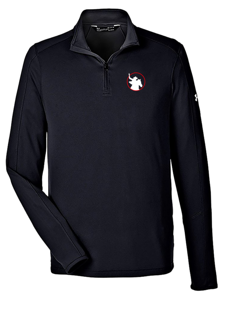 Under Armour Tee - Quarter Zip - Black